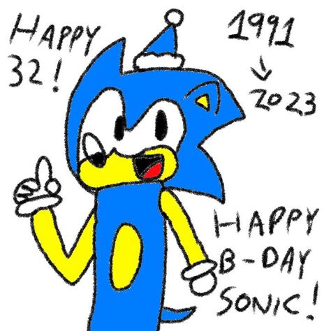 Happy Birthday Sonic By Sonicbrostudios2008 On Deviantart