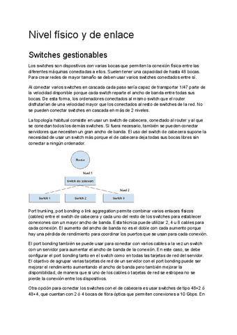 Planificacion Y Administracion De Redes Nivel Fisico Y De Enlace Pdf