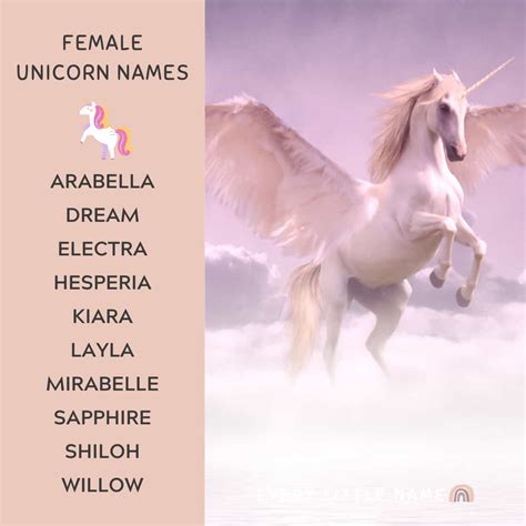 Best Unicorn Names Magical Adorable And Fabulous Every