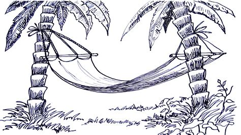 How To Draw A Hammock