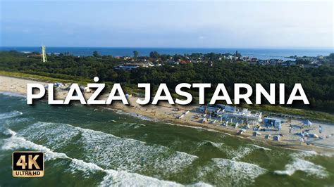 Plaża Jastarnia Plaża w Jastarni z drona Lato LECE W MIASTO 4k