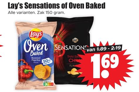 Lay S Sensations Of Oven Baked Alle Varianten Zak Gram Aanbieding