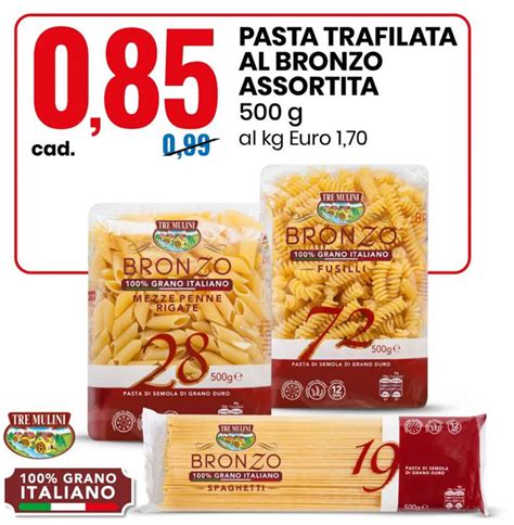 Tre Mulini Pasta Trafilata Al Bronzo Assortita G Offerta Di Eurospin