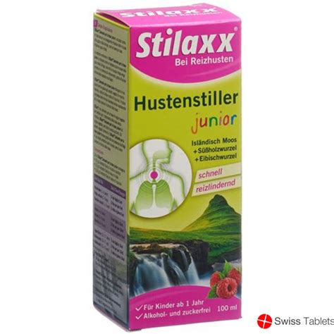 Buy Online Stilaxx Hustenstiller Sirup Junior Flasche 100ml At SWISS