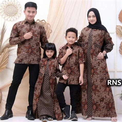 Jual Warepaid Batik Couple Mama Papa Dan Anak Couple Keluarga Baju