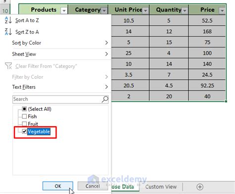 How To Filter Horizontal Data In Excel 3 Methods Exceldemy