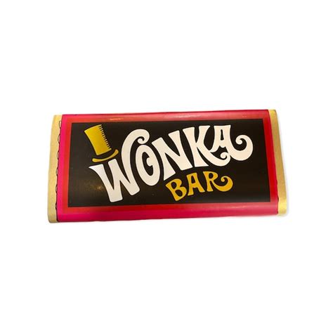 Willy Wonkas Chocolate Bar Etsy UK