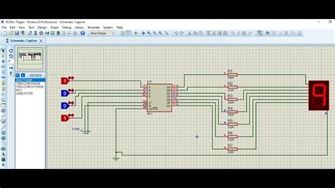 Circuito Conversor De C Digo Bcd A Segmentos En Proteus Youtube