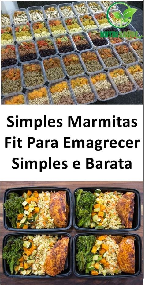 Marmitas Fit Dicas Card Pio Semanal Completo Marmita Fitness