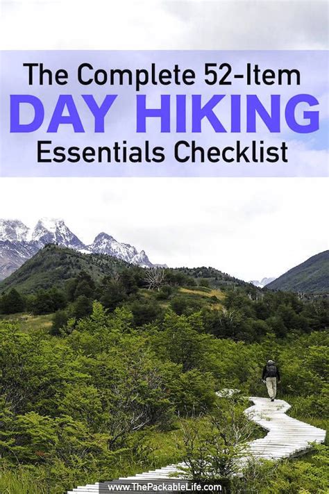 What To Bring On A Day Hike The Essential Gear Full Checklist Day