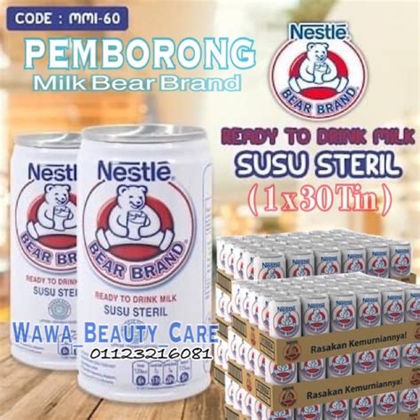 Nestle Susu Steril Bear Brand Susu Beruang Oiginal Ready