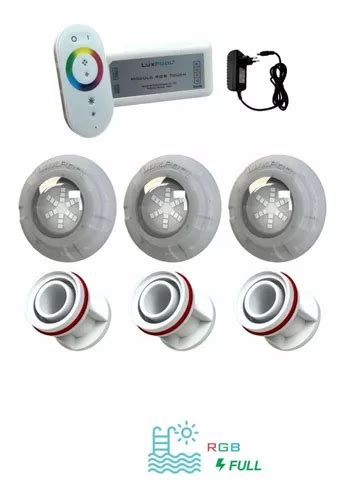 Kit Ilumina O Piscina Alvenaria Led W Disp M Dulo Fonte