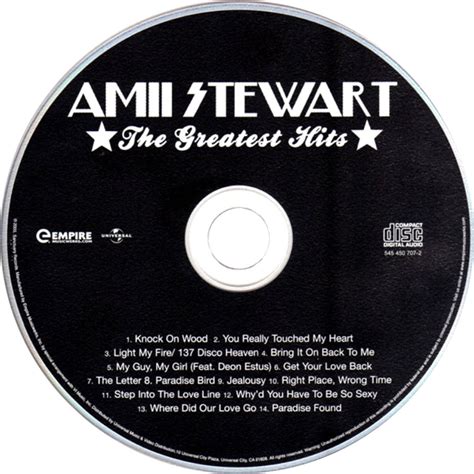 Car Tula Cd De Amii Stewart The Greatest Hits Portada