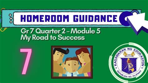 Homeroom Guidance Program Grade Quarter Module My Road To