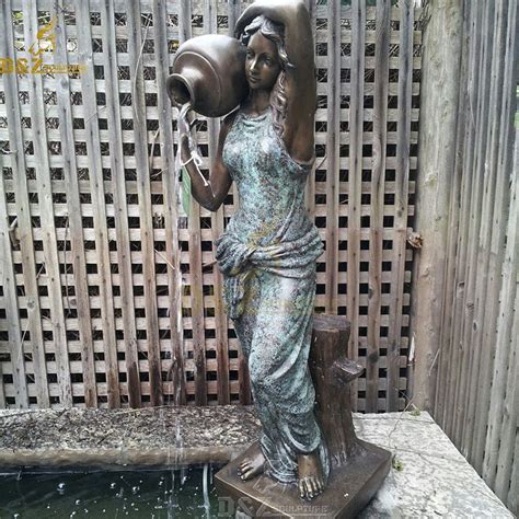 Lady With Water Jug Statue D Z Sculpture