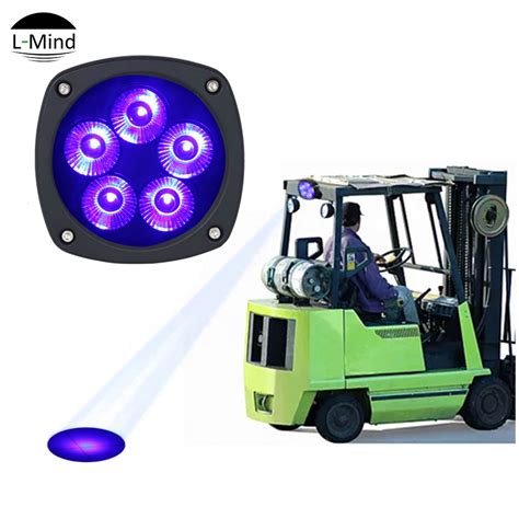 Spot Lumi Re Bleue Chariot L Vateur Fourche Spoting Voyant Led D