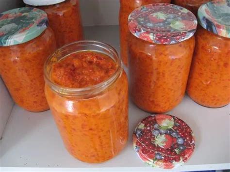 Stari Recept Za Pravi Makedonski Ajvar Recipe Food Salsa Condiments