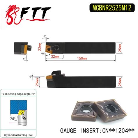 MCBNR2525M12 75 stopni toczenie zewnętrzne tokarka pasek uchwyt na