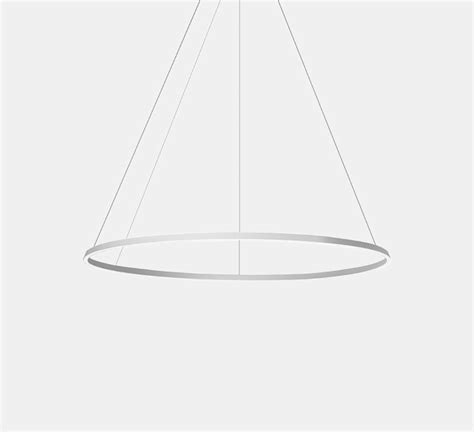 Pendant Light Circular Downward Light 120 Cm White Led Dim 3000k