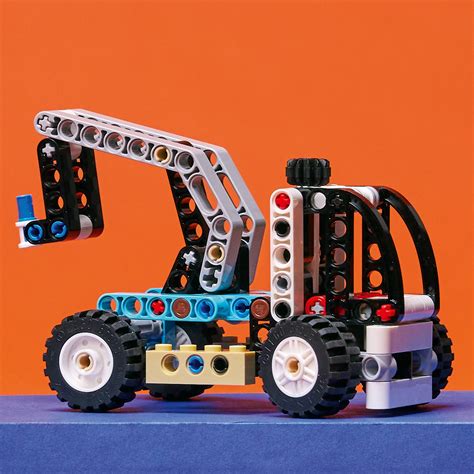 Lego Technic Telehandler Model Building Kit In Toy Designed