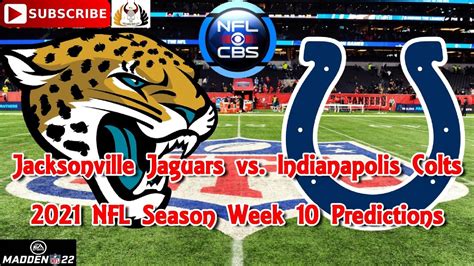 Jacksonville Jaguars Vs Indianapolis Colts 2021 NFL Week 10