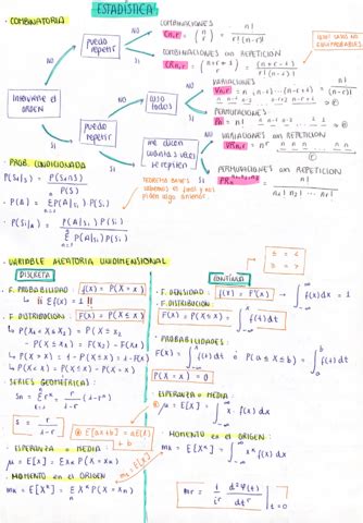 Formulario Examen Estadistica Pdf