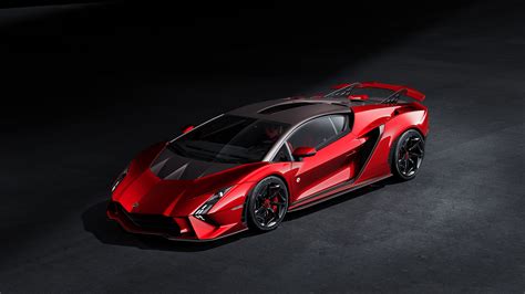 Lamborghini Veneno Red Hd Wallpapers