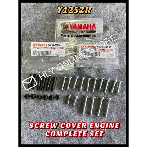 Skru Screw Bolt Cover Enjin YAMAHA 125 Y125ZR 125Z 125ZR Complete Set