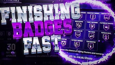 HOW TO GET FINISHING BADGES FAST IN NBA 2K20 GET ALL YOUR FINISHING