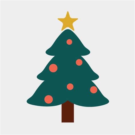 Simple Christmas tree graphics.ai Royalty Free Stock SVG Vector and ...