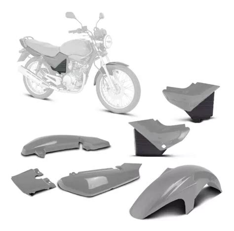 Kit Carenagem Completo Yamaha Ybr 125 2000 À 2008 Roxo