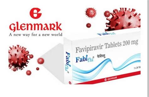 Fabiflu Favipiravir Tablets 400 Mg At ₹ 2900stripe Fabiflu 200 Mg In