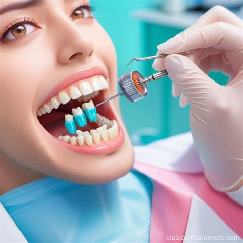 Jaw Dental Implant Procedure Stable Diffusion Online