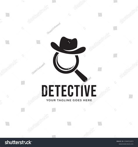 Detective Logo Design Vector Template Stock Vector (Royalty Free ...