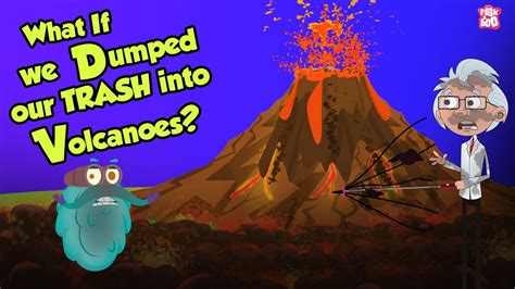 What If We Dumped Our Trash Into VOLCANOES? | The Dr Binocs Show | Peekaboo Kidz