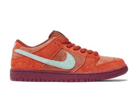 Nike Sb Dunk Low Mystic Red Rosewood Dv Sneaker Baker