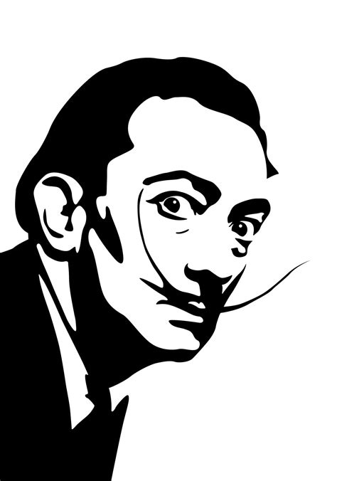 Dalí | Рисунки лица, Фейс-арт, Трафаретное граффити