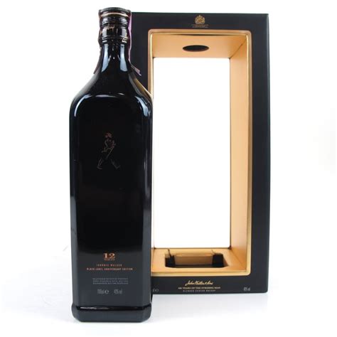 Johnnie Walker 12 Year Old Black Label Anniversary Edition Whisky