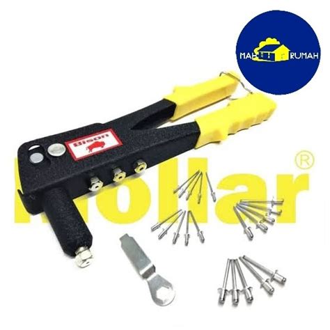 TANG RIVET RIPET RIFET PAKU TEMBAK HAND RIVETER PLAT BESI BISON