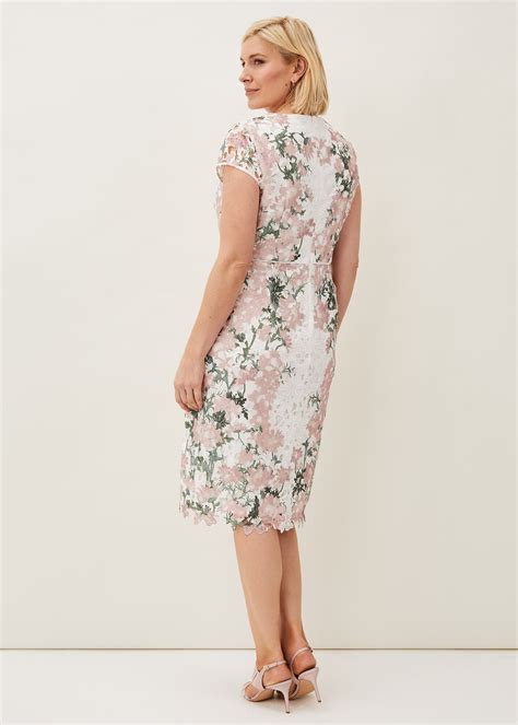Kyra Lace Fitted Dress | Phase Eight UK