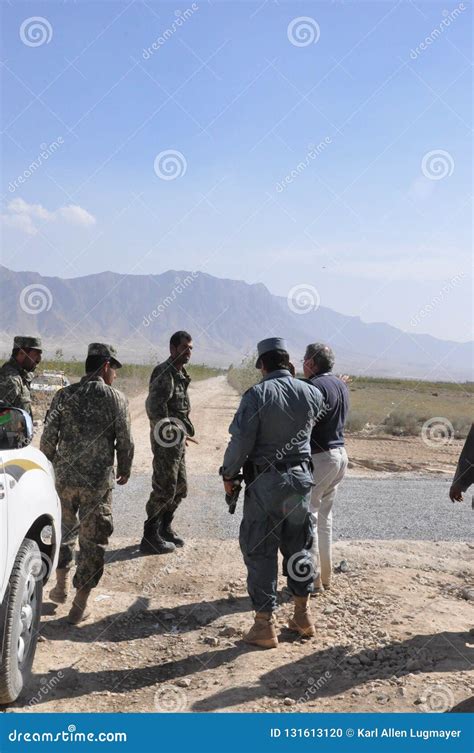 Military Checkpoint In Afghanistan Editorial Image Image Of Weapon