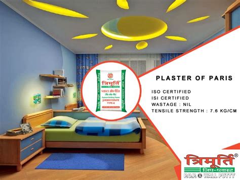 Trimurti P O P Plaster Of Paris Is Made By Calcining High Quality