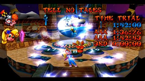 Crash Bandicoot Warped 3 Stage 18 Tell No Tale Trial YouTube