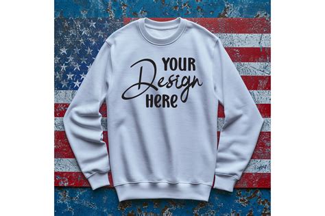 Gildan 18000 4th Of July Mockup Graphic By Mockup And Design Store