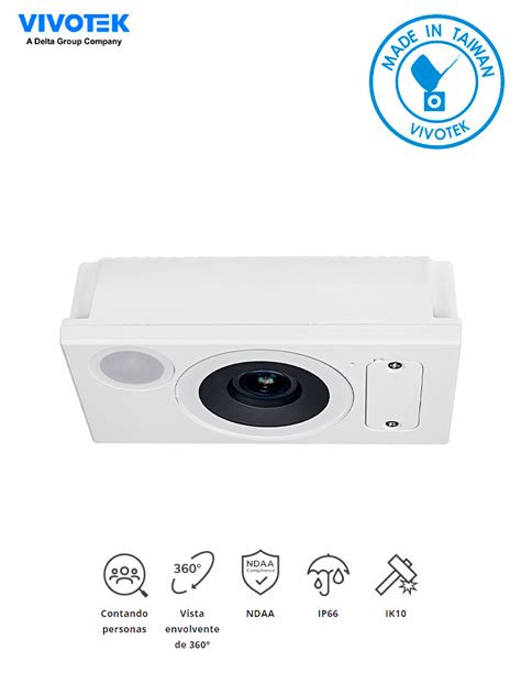 VIVOTEK SC9133 RTL Camara IP Con Analitico De Conteo De Personas