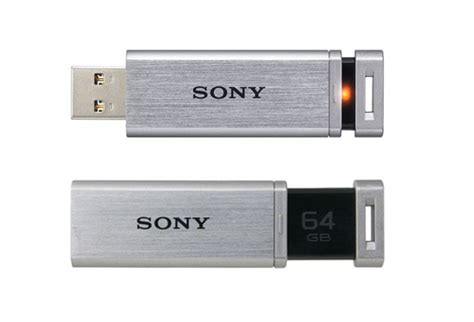 Sony Usb Microvault Mach Flash Drives Launched