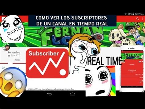 COMO VER LOS SUSCRIPTORES DE UN CANAL EN TIEMPO REAL YouTube