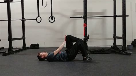 Supine Hip Lift With Resisted Hip Flexion Youtube