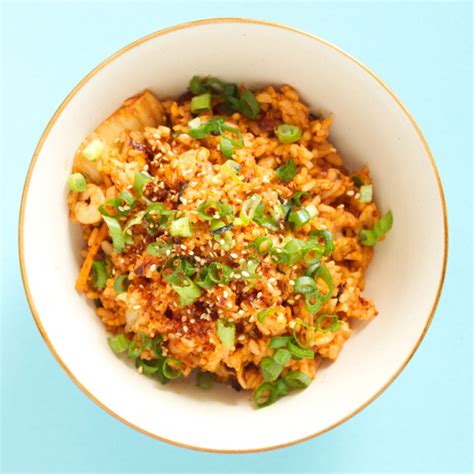 Kimchi Fried Rice With Cheese