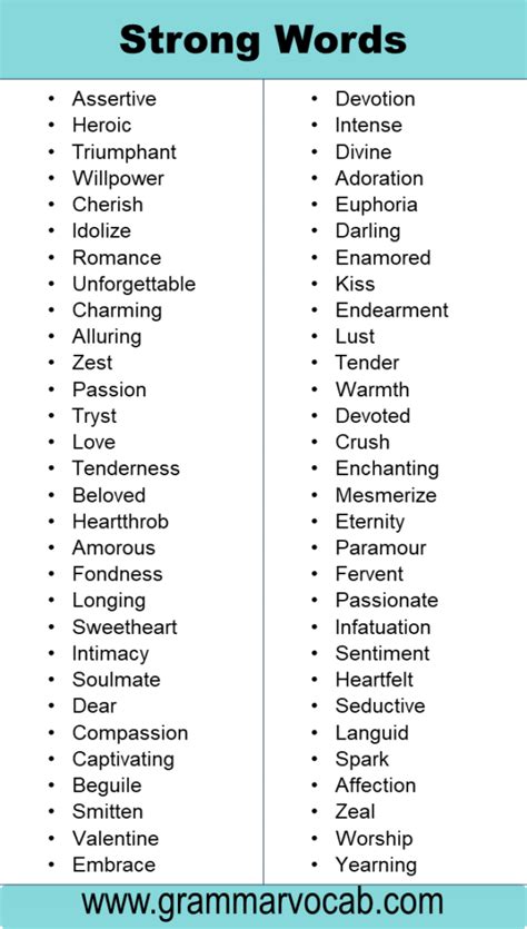 strong words  empower  writing  speech grammarvocab